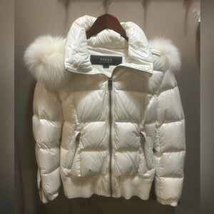 Series By Nicole Benisti Down Coat w-Fox Fur Hood Trim